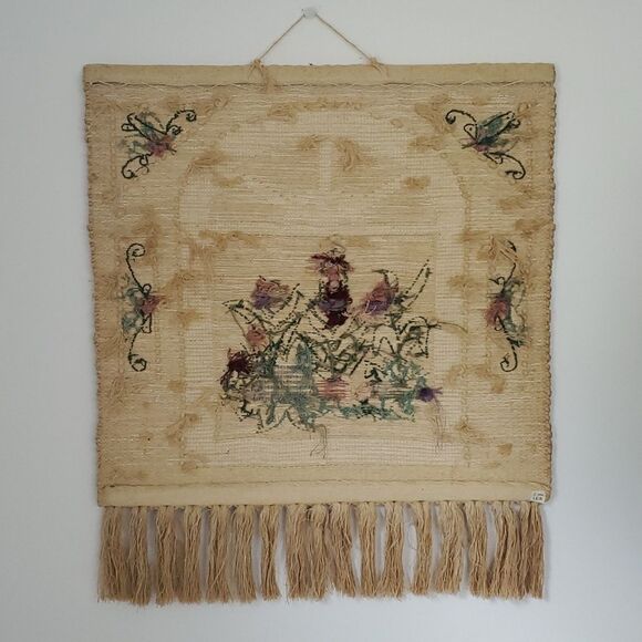 ICA 1990 Hand Woven Wall Tapestry - Picture 7 of 8